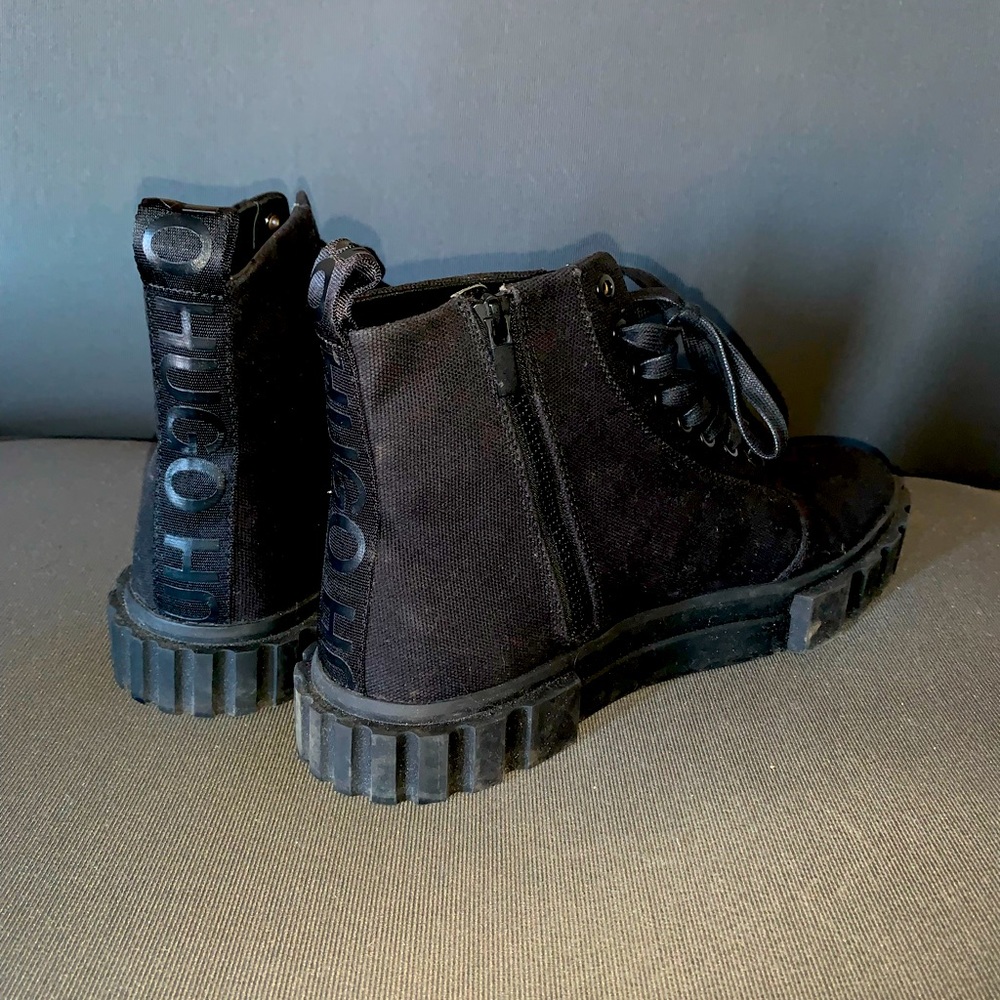 Hugo boss canvas boot